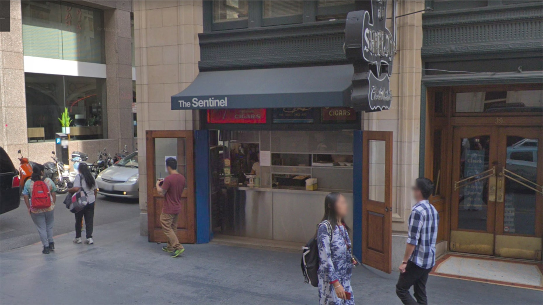 The Sentinel, a sandwich shop in San Francisco's financial district, is making its feelings known about the upcoming ban.