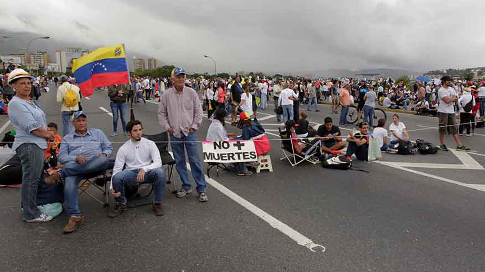 Venezuelan Opposition Stages Huge Sit In Protest In Several Cities Fox News 5736