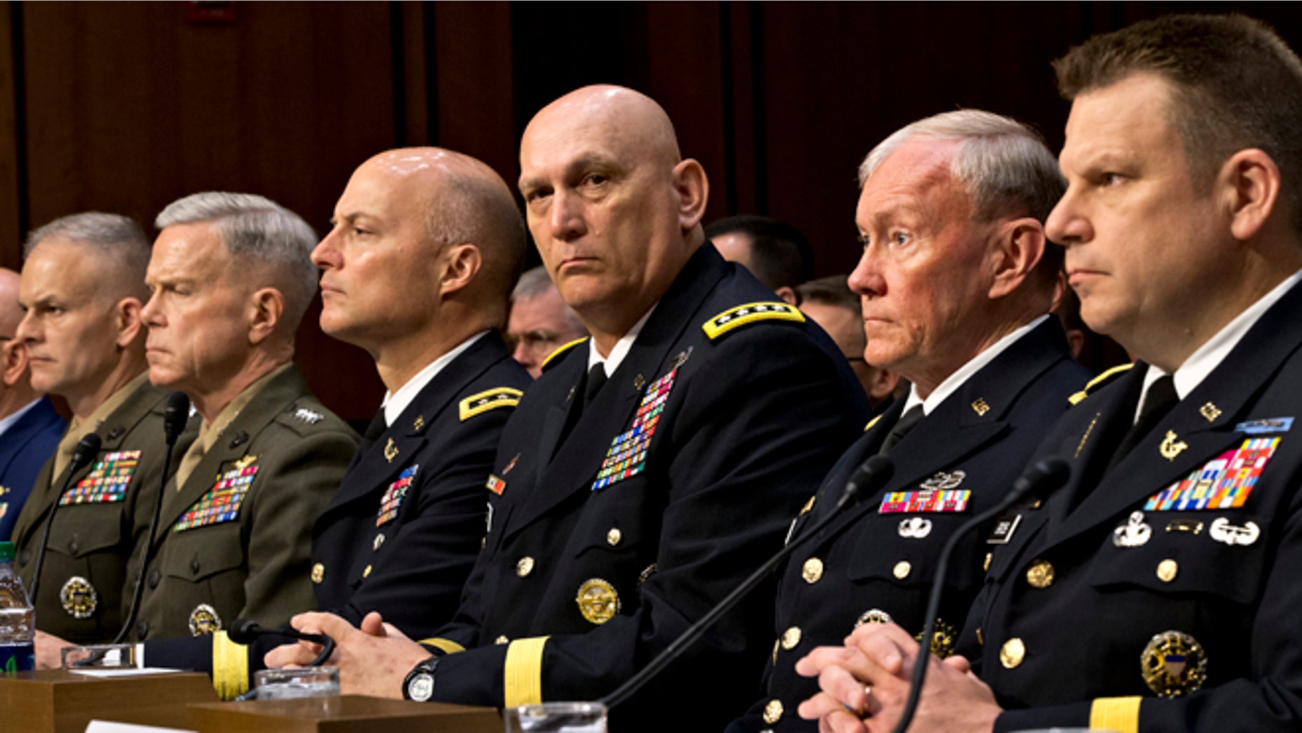 FILE; June 4, 2013, The legal counsel to the Chairman of the Joint Chiefs of Staff at a hearing on Capitol Hill in Washington, D.C.