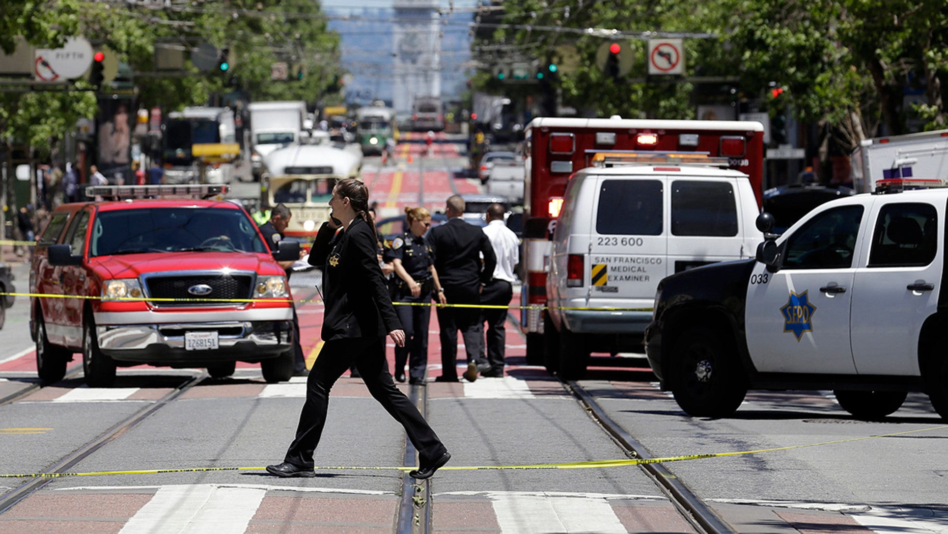 San Francisco Police Fatally Shoot Stabbing Suspect On Market Street ...