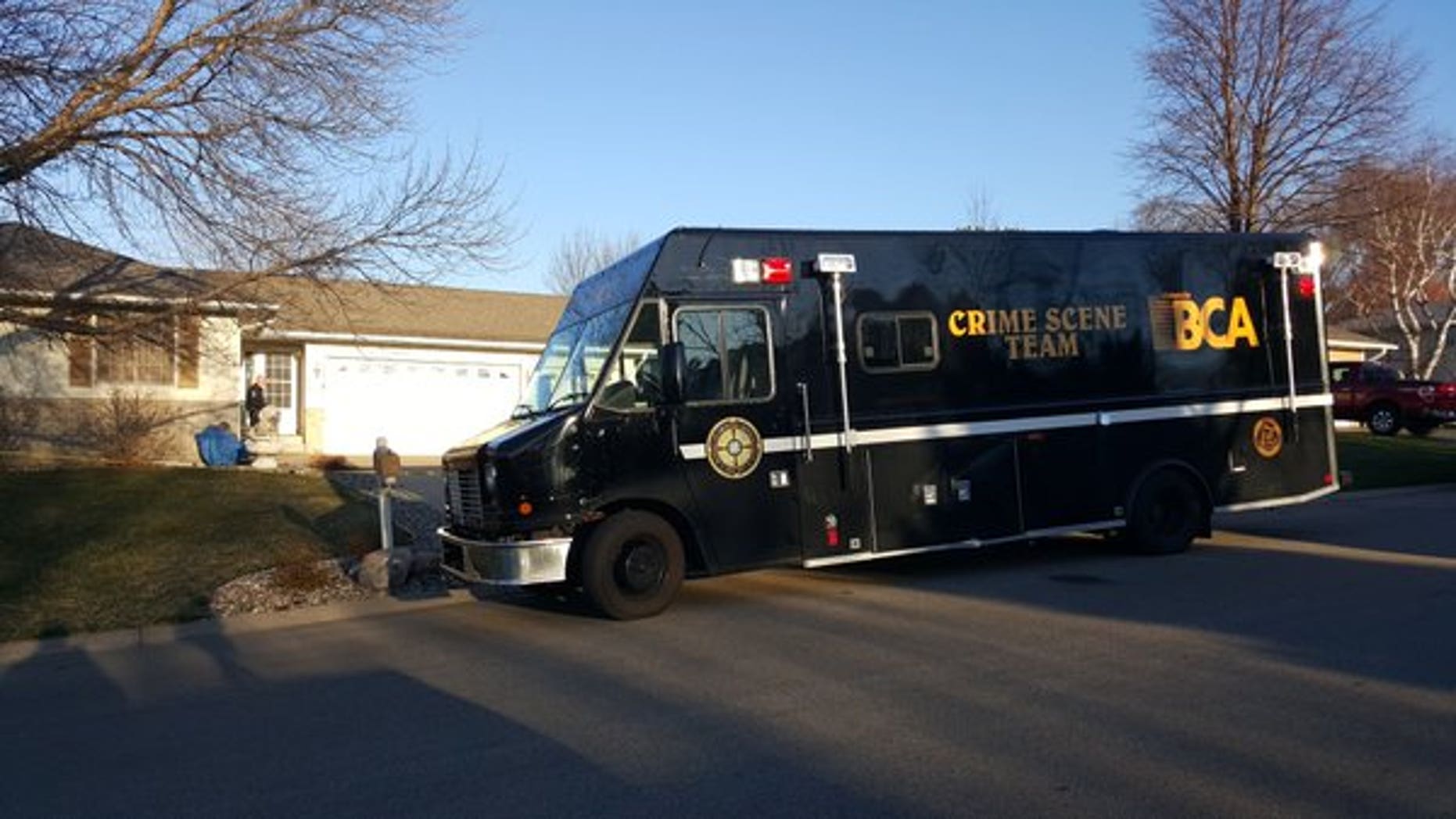 The home where the Minnesota couple was found dead.