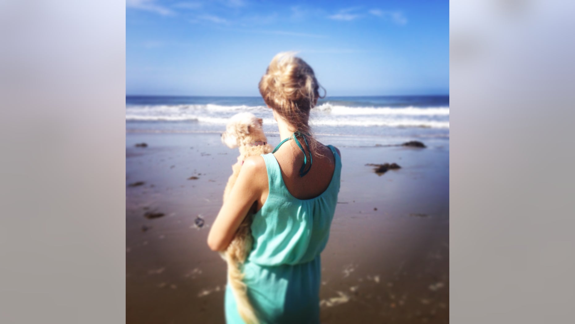 The author and her dog (Courtesy of Shannon Kopp)