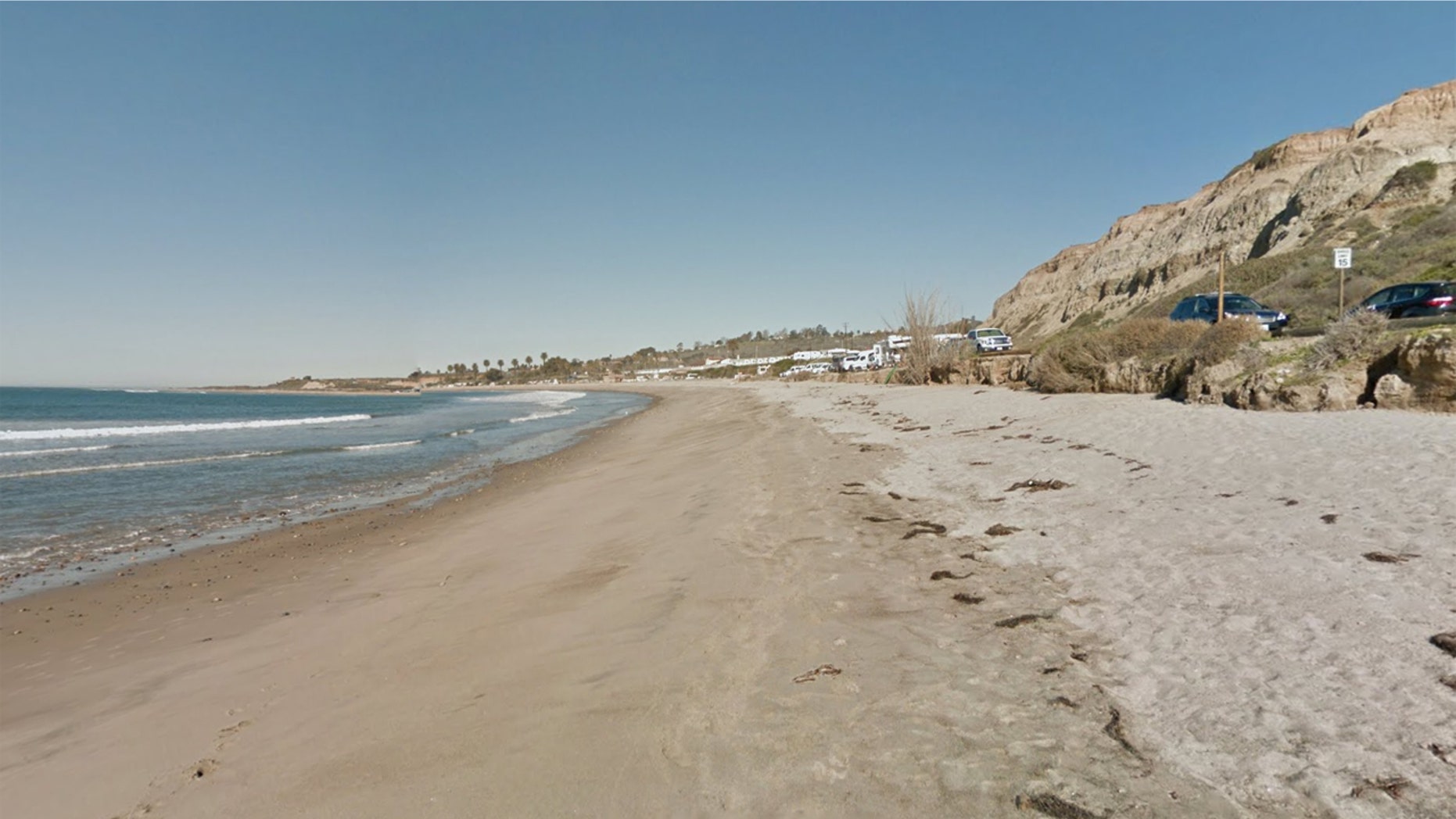 A shark attacked a woman swimming near San Onofre State Beach in California on Saturday.