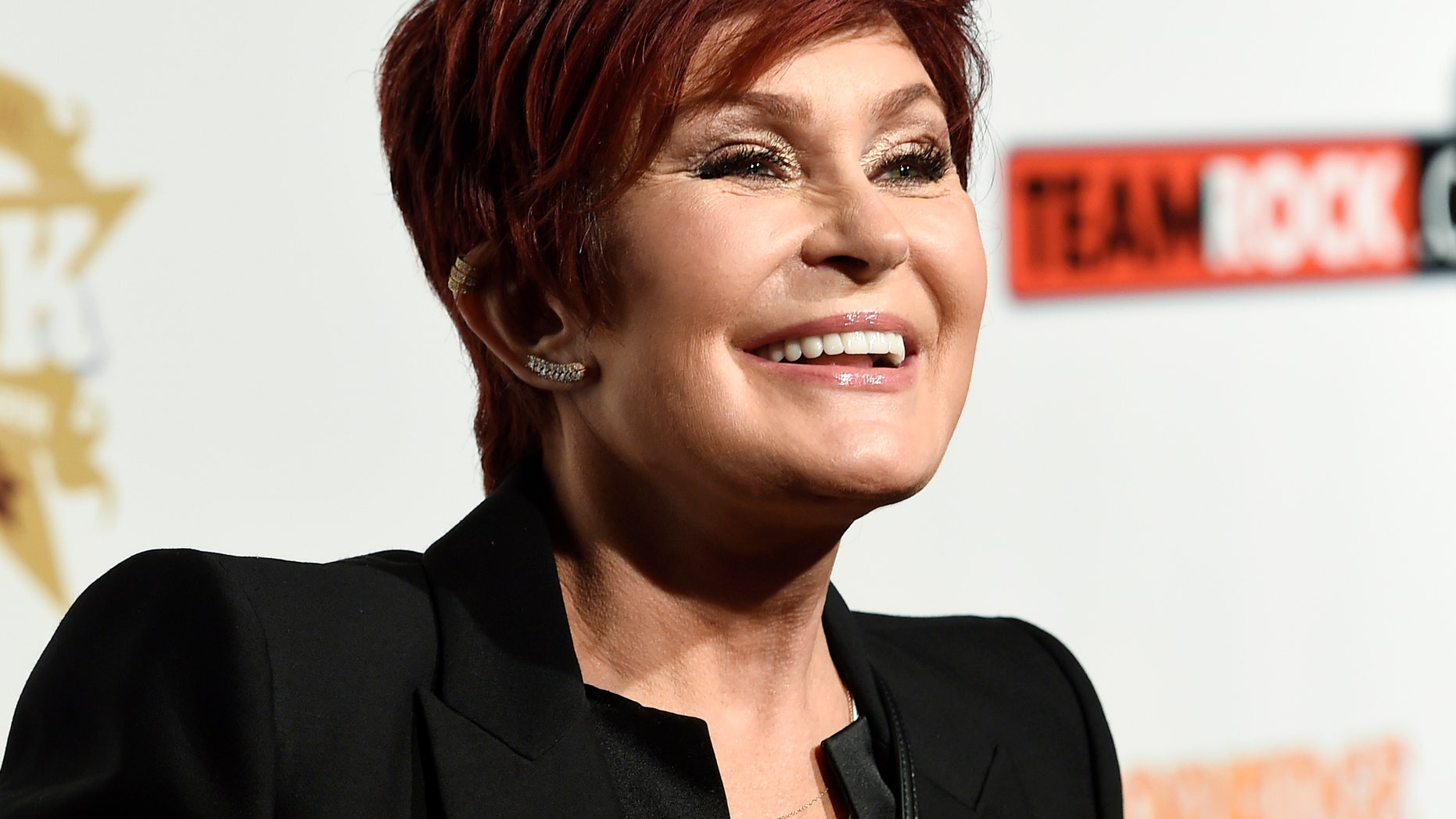 November 4, 2015. Sharon Osbourne speaks during 10th annual of "Classic Rock Roll of Honour" awards in Los Angeles, California.