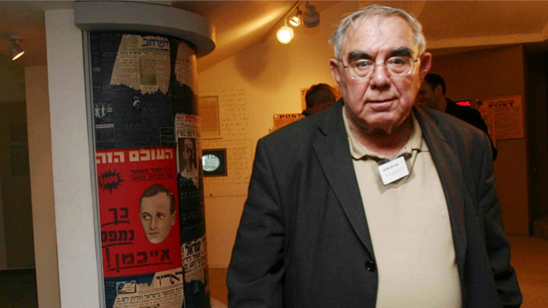 Jan 14, 2007: Former Israeli Shin Bet chief Avraham Shalom is seen during a reunion of Israelis who were involved captivity of Nazi SS officer Adolf Eichmann in Tel Aviv, Israel.