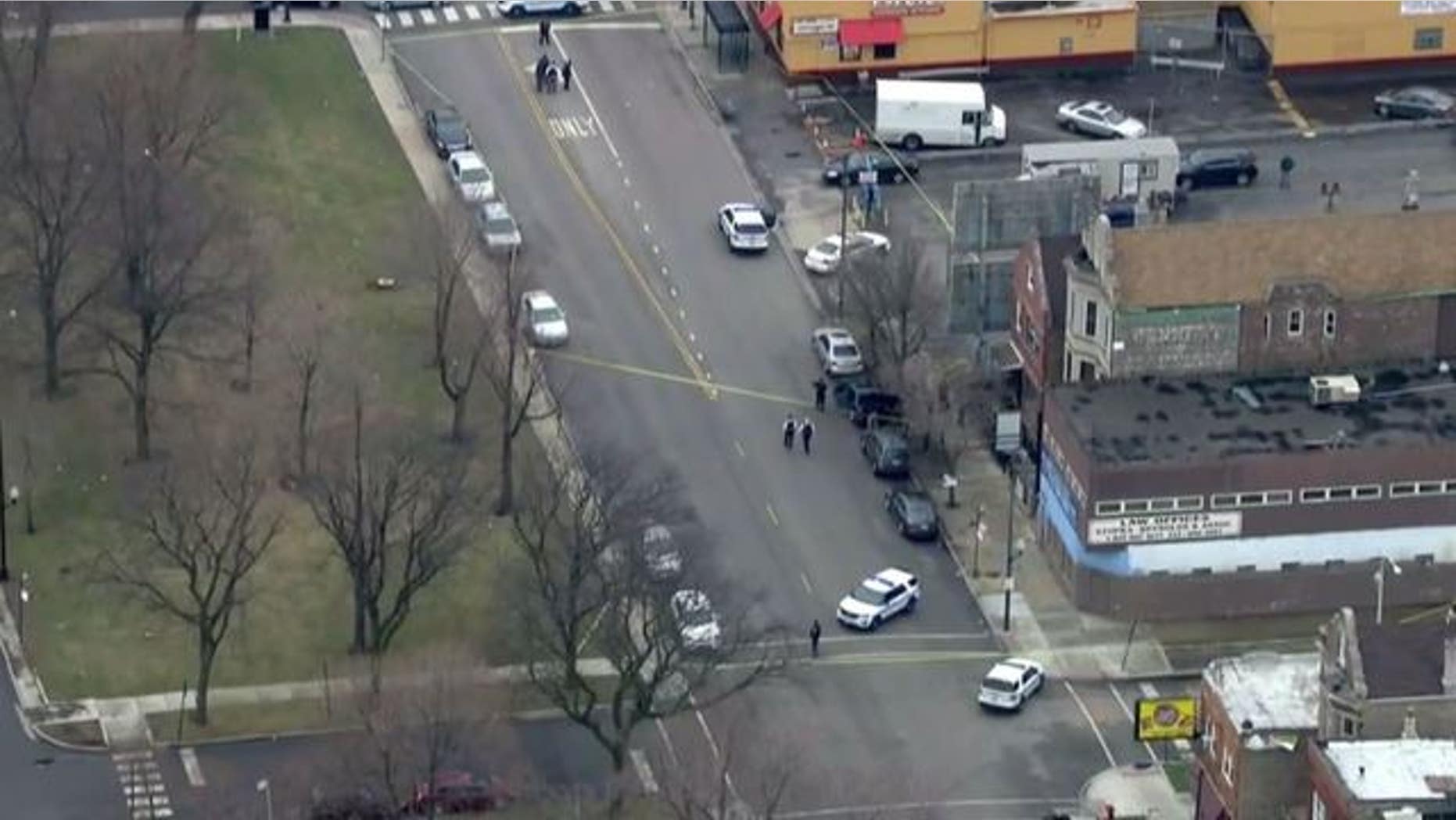 The shooting scene in Chicago.