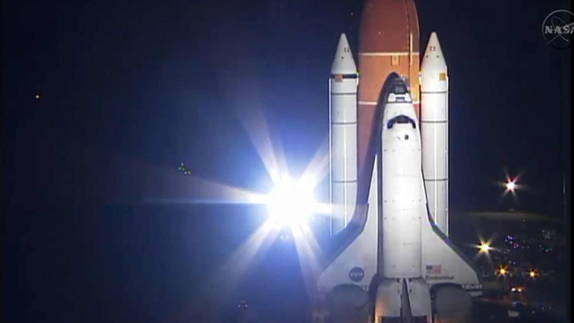 nasa space shuttle launch endeavor