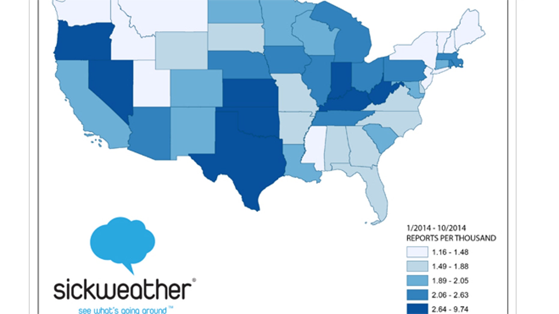 The top ten sickest states in the US Fox News