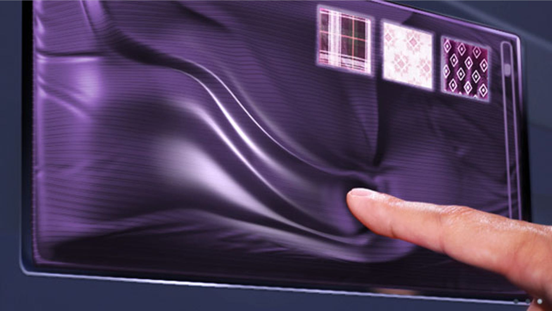 Haptic touch screens come alive with textures, contours and edges that users can feel.