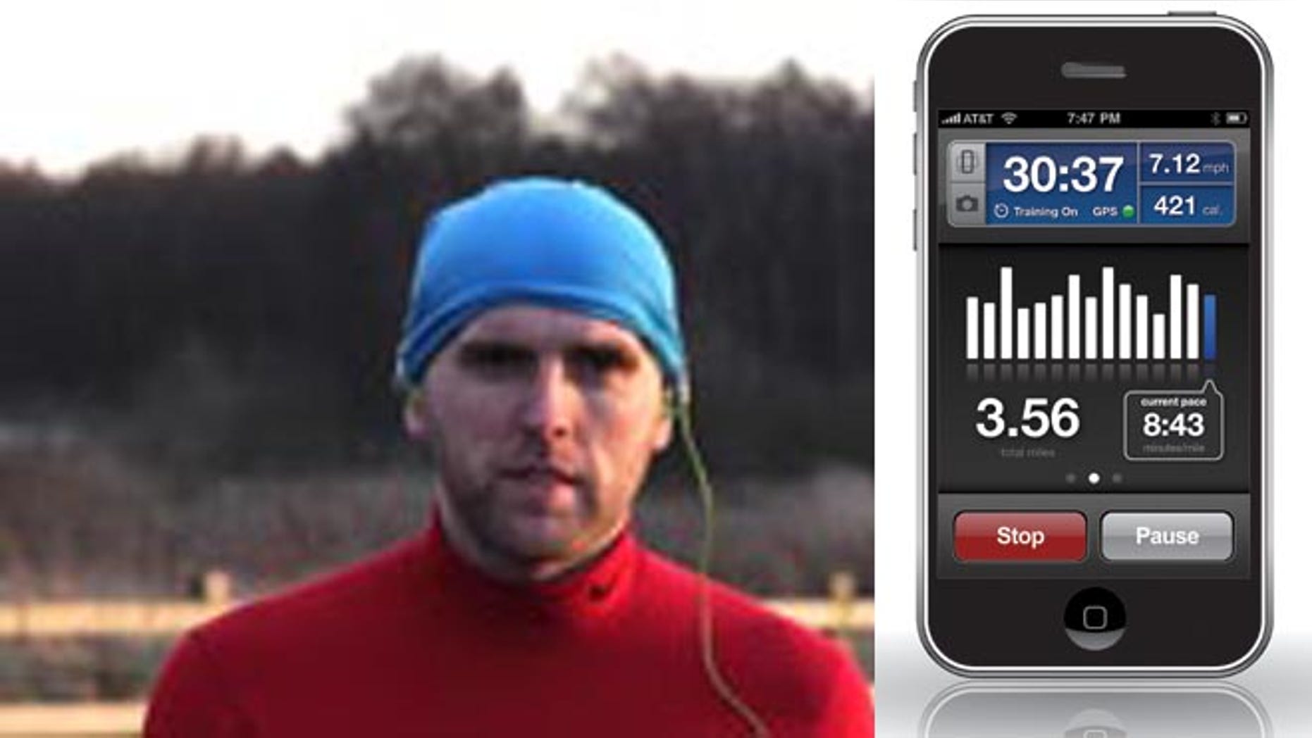 Simon Wheatcroft will use the RunKeeper app to carry the Olympic Torch this sumer -- despite the fact that the 30-year-old ultra-runner has been blind since age 17.