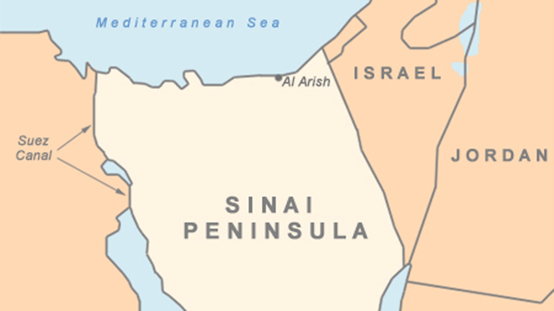 Palestinian Authority President Mahmoud Abbas was quoted as saying Egypt offered him a huge tract in the massive Sinai Peninsula. (The Associated Press)