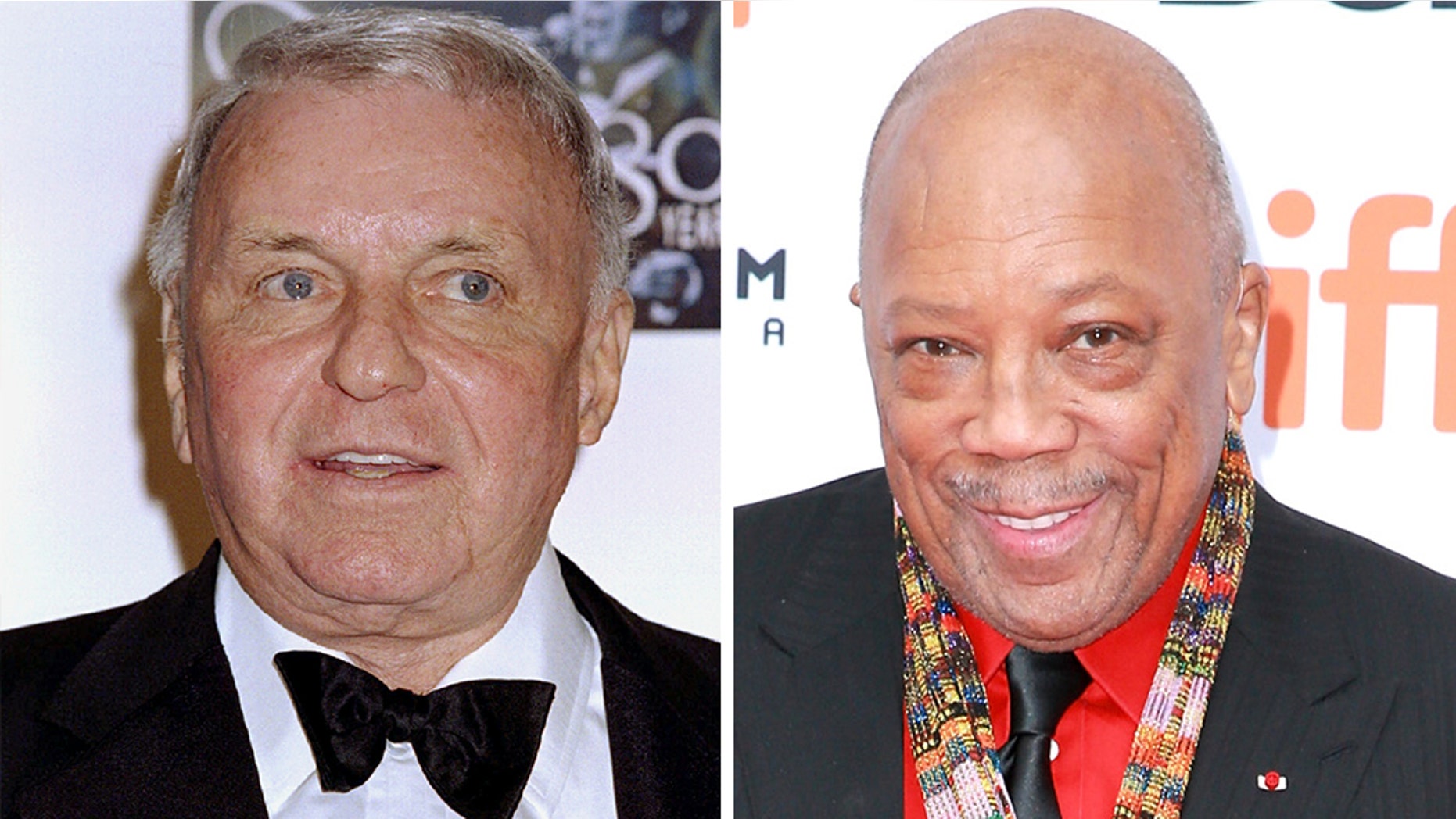 Quincy Jones, pictured in 2018, opens up about his friendship with the late Frank Sinatra, pictured in 1995.