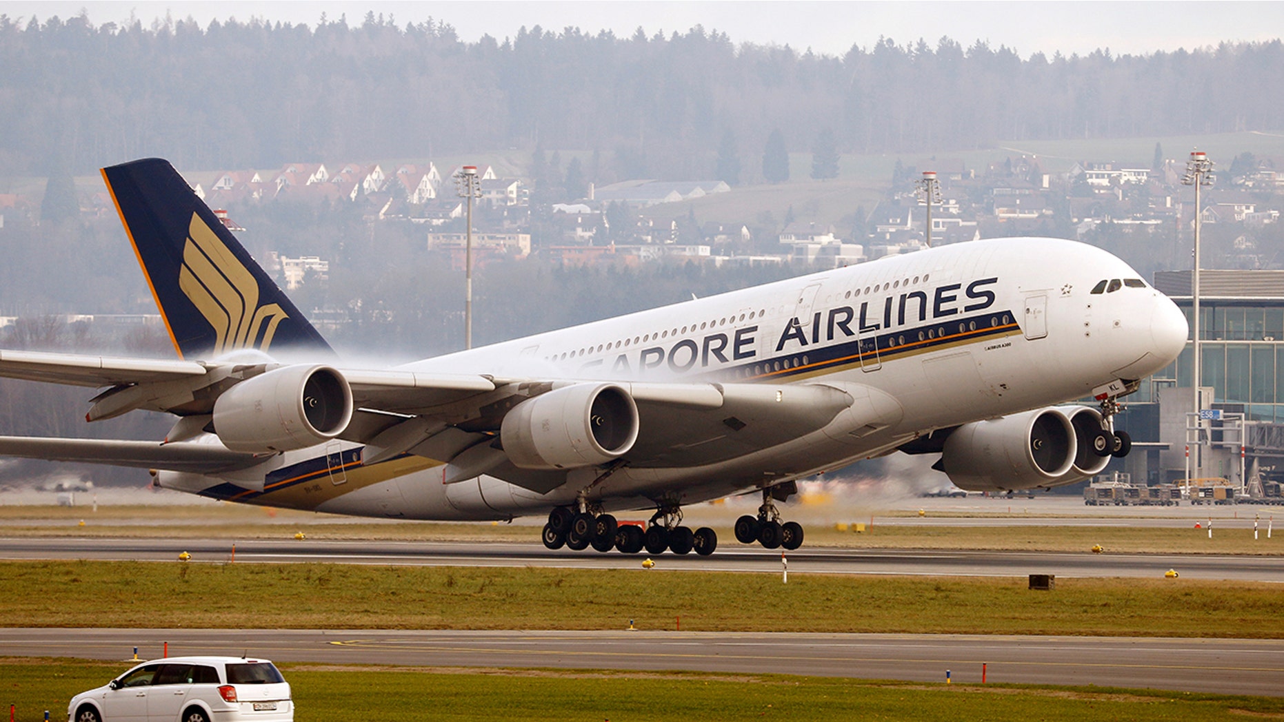 The pilot did not pass the test due to having a "higher than suitable blood alcohol limit," the airline said.