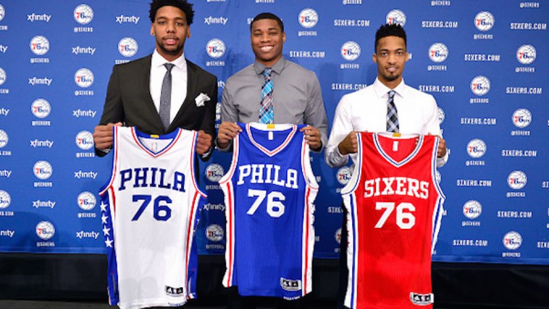 The Philadelphia 76ers are the first NBA team with a jersey ad deal