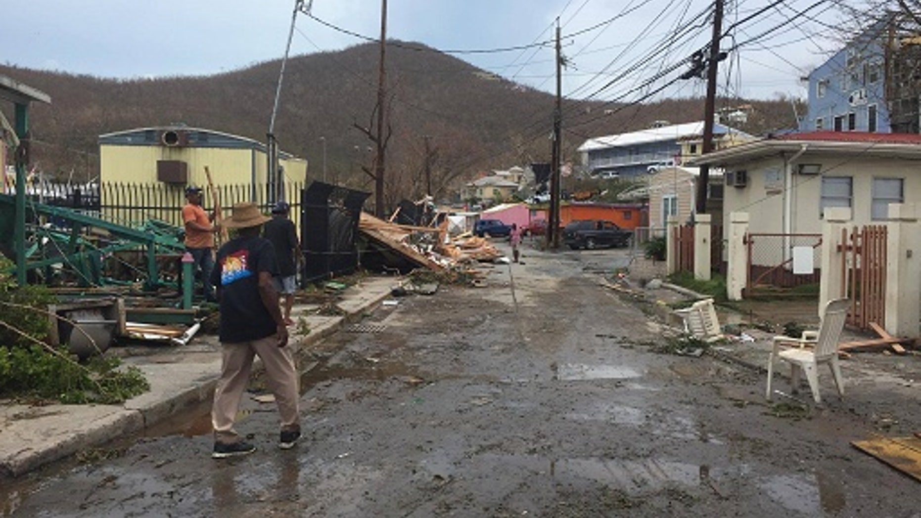 Acacia Wallenburg, a resident on Saint John Island, part of the U.S. Virgins Islands, took pictures of the damage from Hurricane Irma.