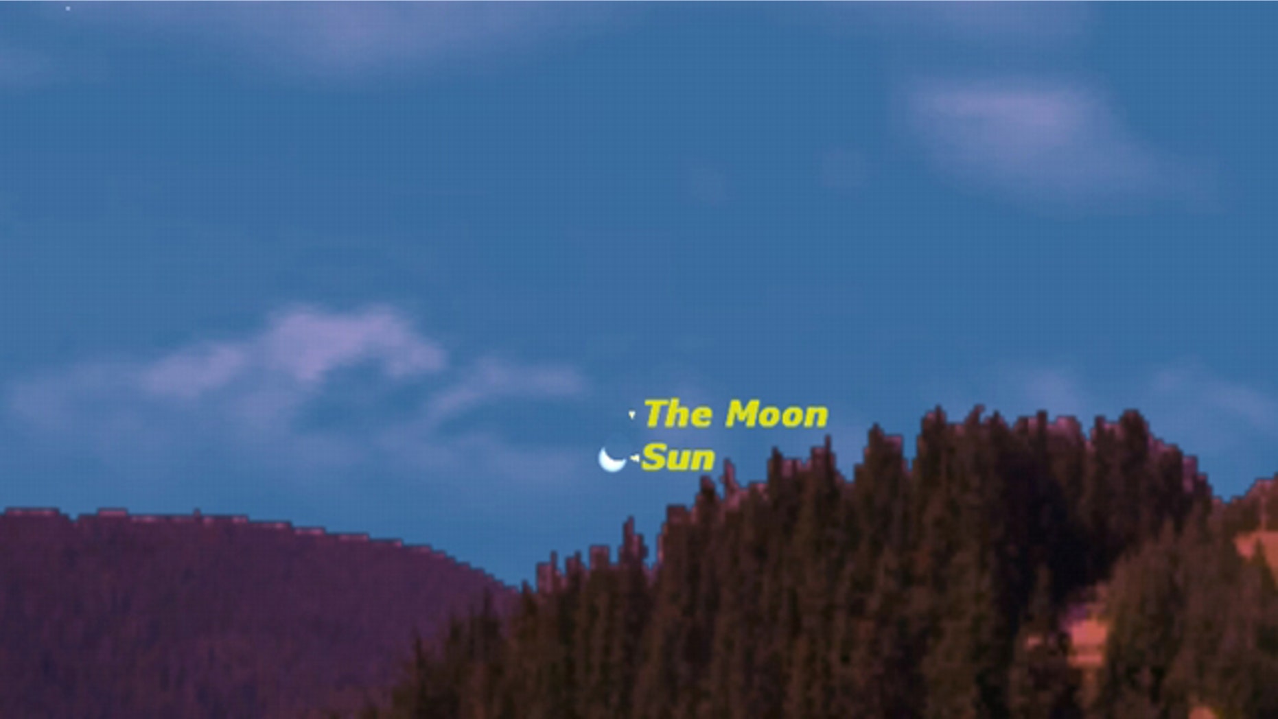 Shortly before midnight on June 1 in Tromso, Norway, the partially eclipsed sun will hang just above the northern horizon.