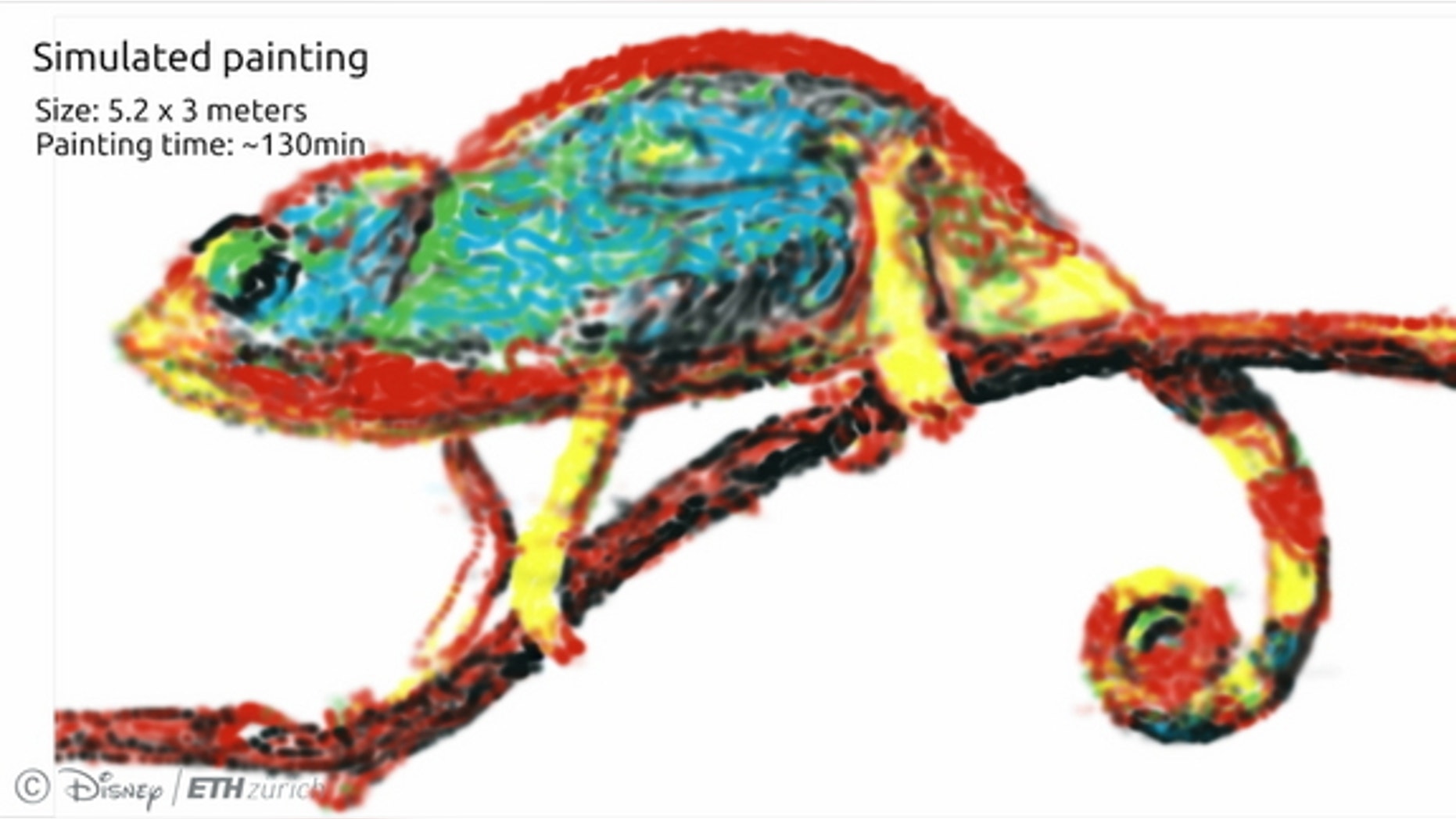 A 'smart' paint spray can robotically reproduces photographs as large-scale murals.