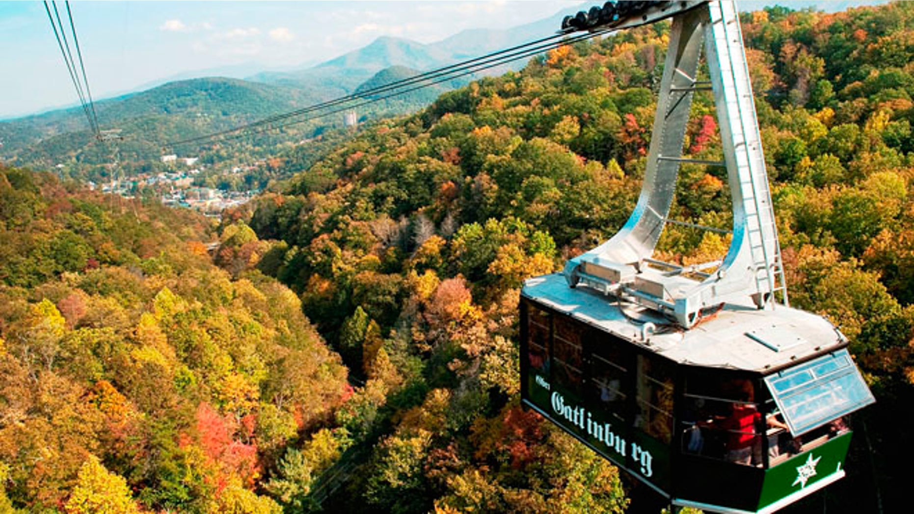 Fall tram ride in Gatlinburg, Tenn.