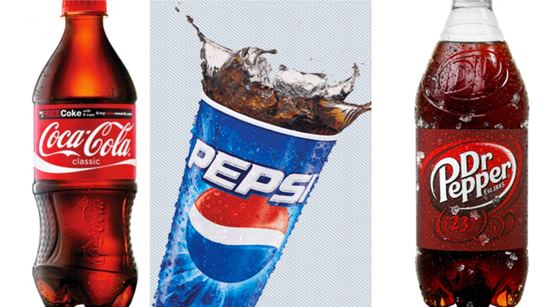 Coke, Pepsi and Dr Pepper said Tuesday they'll work to reduce the calories Americans get from beverages by 20 percent over the next decade.