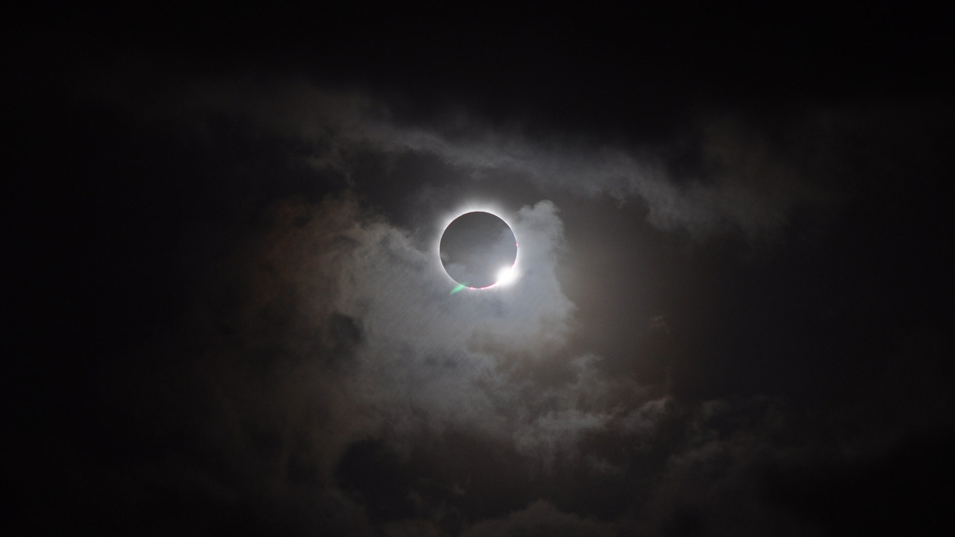 During total solar eclipses — such as this one seen from the northern tip of Australia on Nov. 13, 2012 — the light halo of the sun’s atmosphere, called the corona, can be seen. Not only are such eclipses beautiful, they also provide a unique opportunity for scientists to study the corona. (NASA/Romeo Durscher)