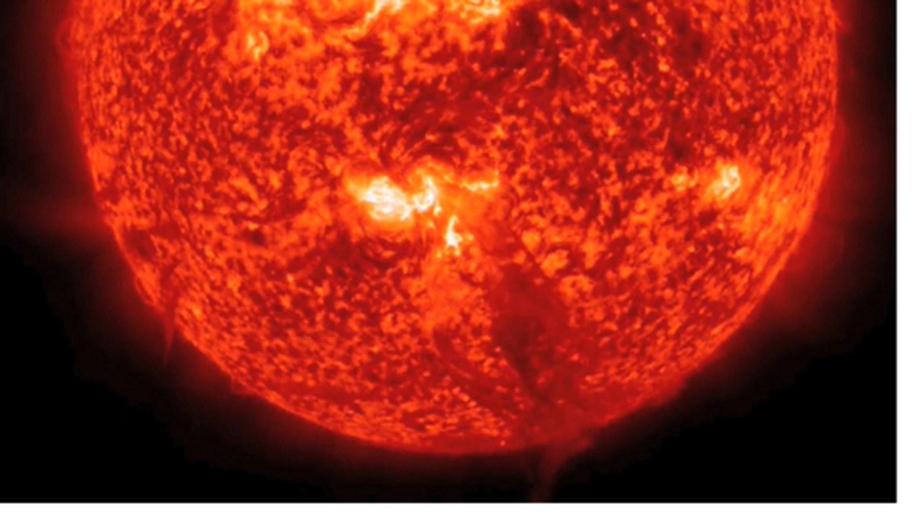 Solar Flare's Red Glare Sun Unleashes Early Fourth of July Fireworks