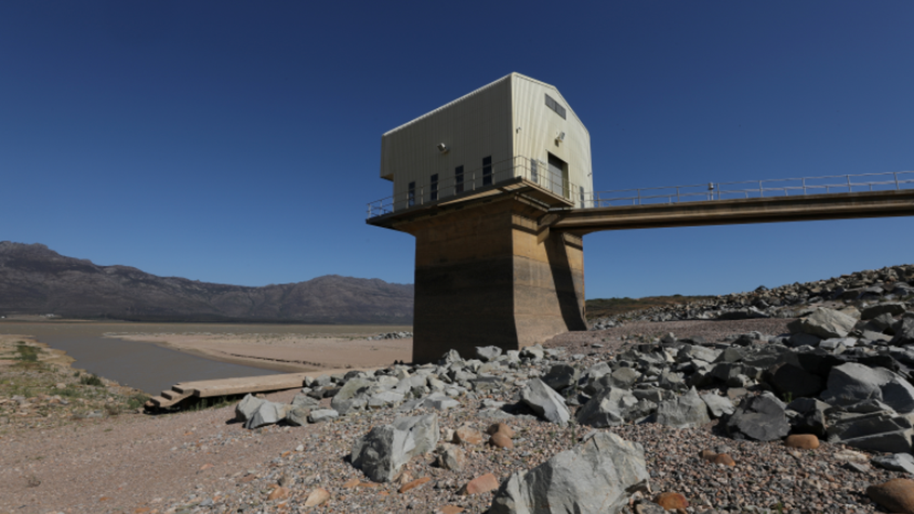 Drought conditions are seen in Cape Town, South Africa.