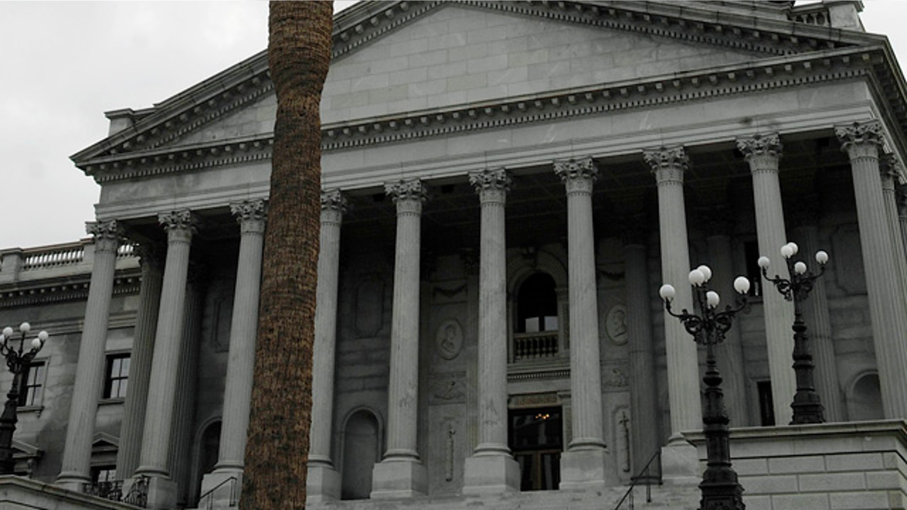 The grounds of the South Carolina state capitol in Columbia.