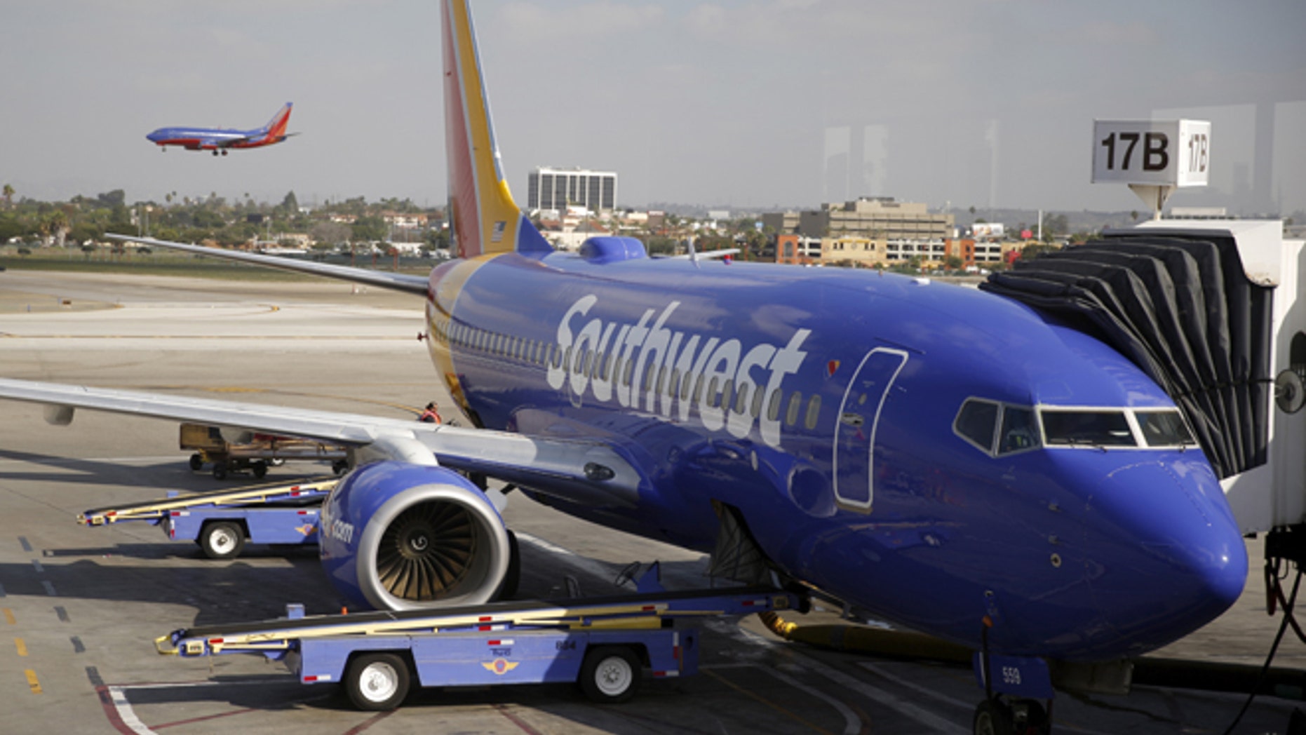 Southwest Airlines planes are seen at LAX airport in Los Angeles, California, United States