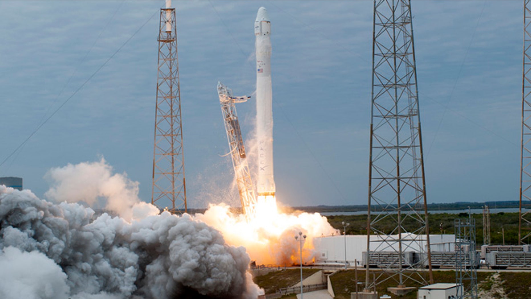 A SpaceX Falcon 9 rocket carrying a Dragon capsule filled with cargo for the International Space Station lifts off from the Space Launch Complex 40 on Cape Canaveral Air Force Station in Florida in this March 1, 2013 NASA handout photo obtained by Reuters.