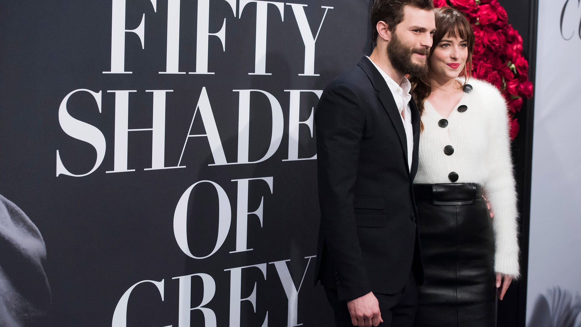 Feb 6, 2015. Jamie Dornan and Dakota Johnson attend a special fan screening of "Fifty Shades of Grey" at the Ziegfeld Theatre in New York.