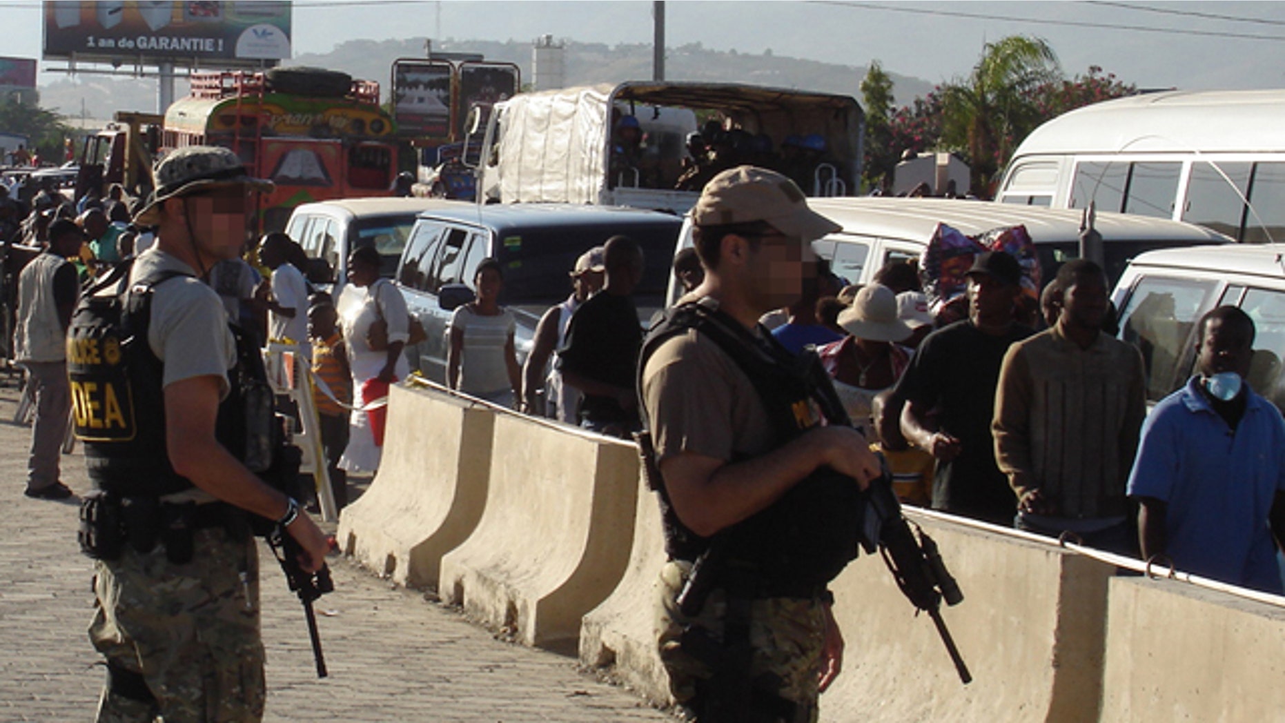 Special agents help protect U.S. Embassy in Port-au-Prince, Haiti.