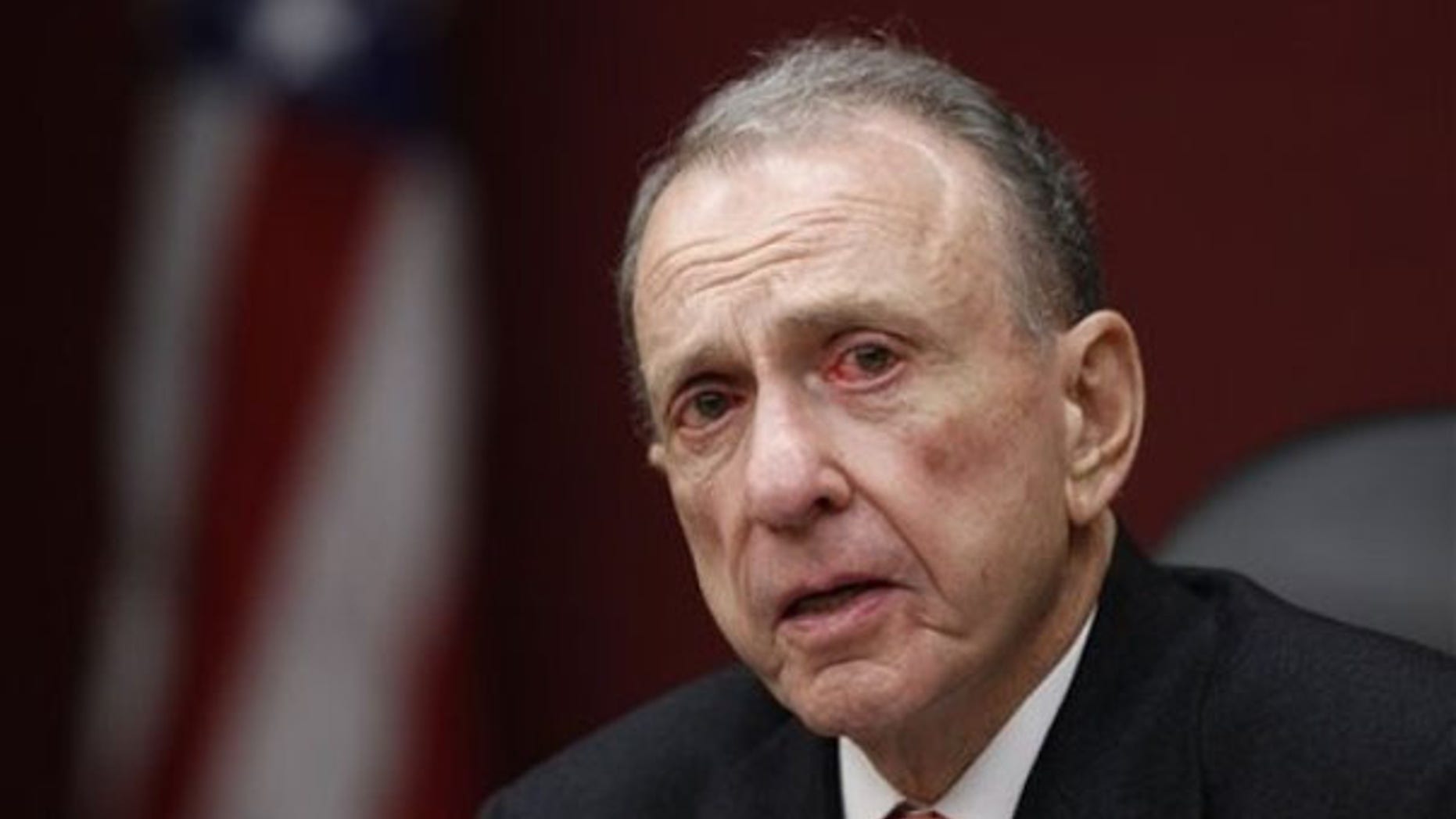 Sen. Arlen Specter leads a Senate field hearing in Philadelphia March 29. (AP Photo)