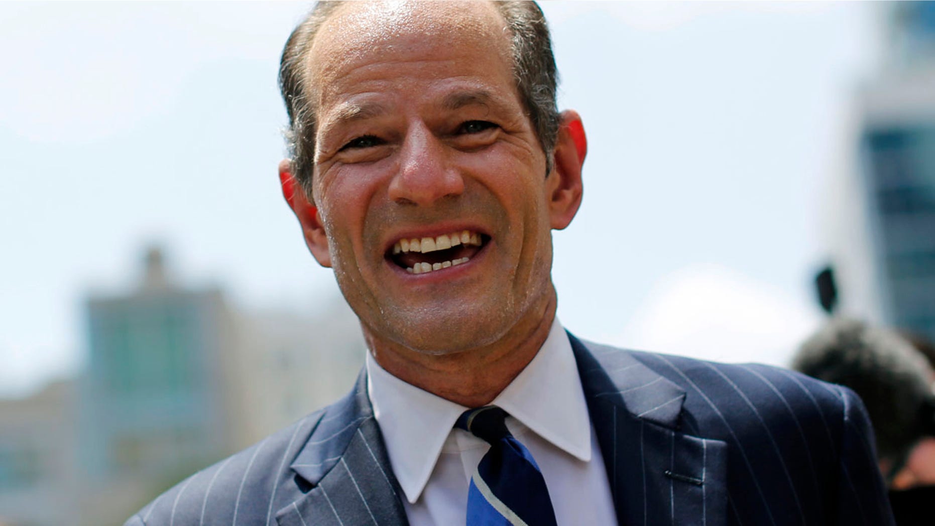 FILE 2013: A spokeswoman for disgraced former Gov. Eliot Spitzer said he did not make any threats during an argument at an New York restaurant.