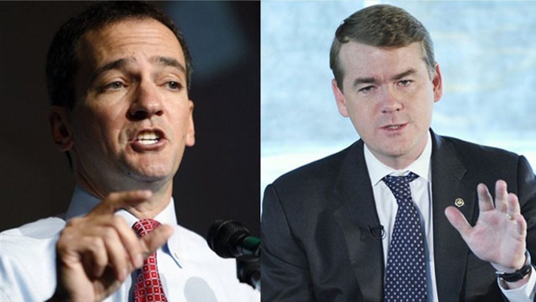 The Senate primary race between Democrat Andrew Romanoff, (l), and Sen. Michael Bennet,(r) is just one of several on Tuesday, August 10, 2010. (AP)