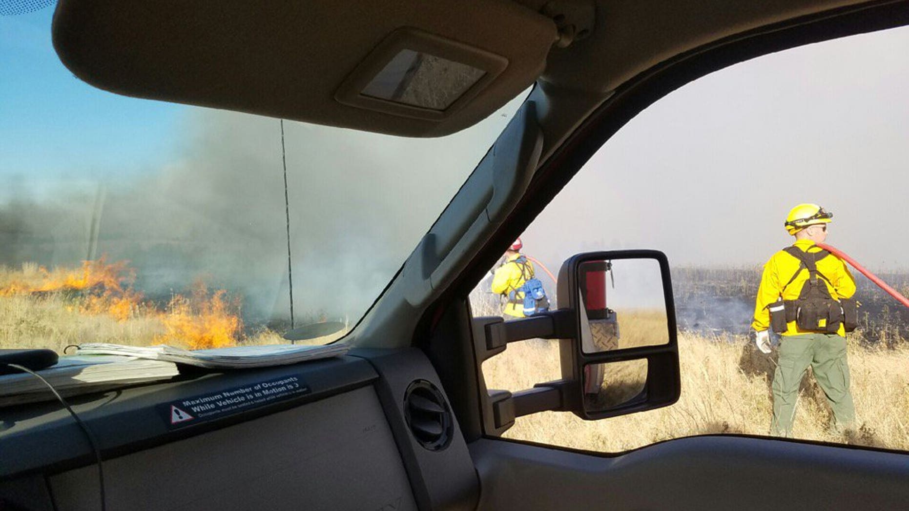 The Yale Road Fire in Washington state.