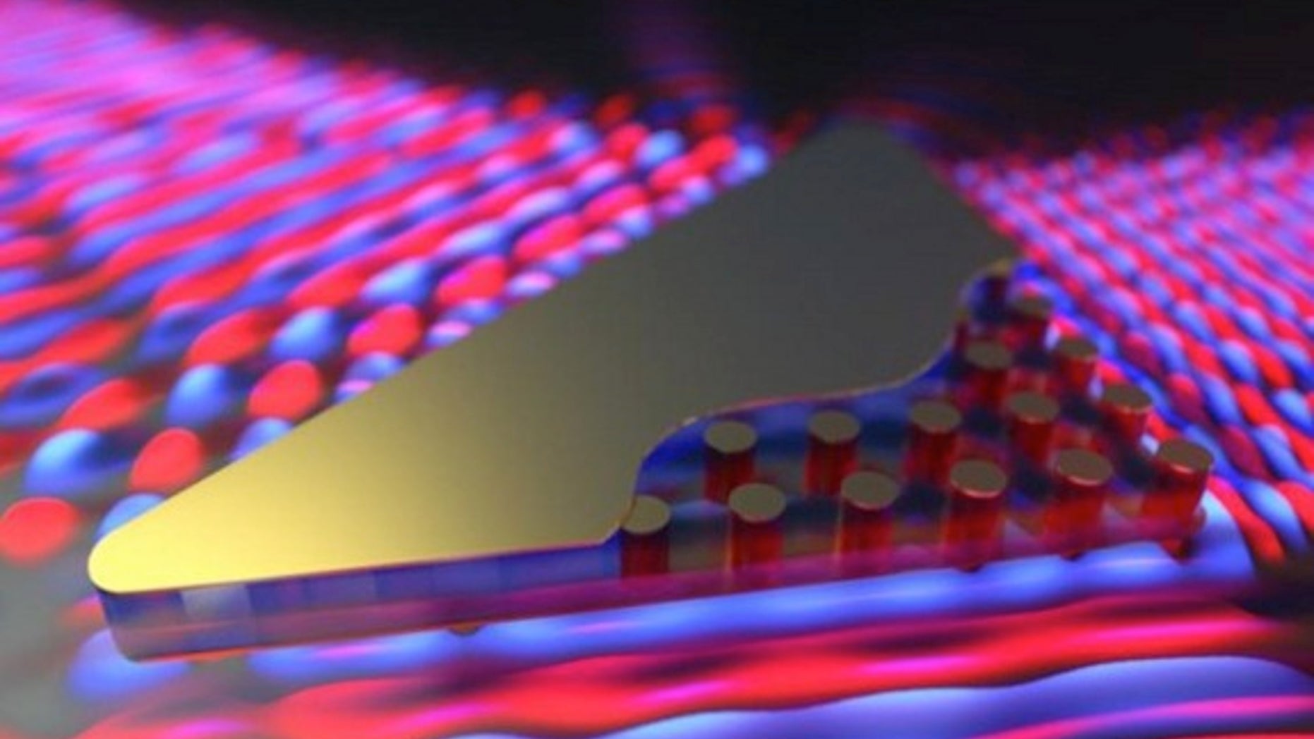 In a new study, researchers were able to bend and "squeeze" light. This light-warping technology could drive the development of light-based microchips for quantum computers.