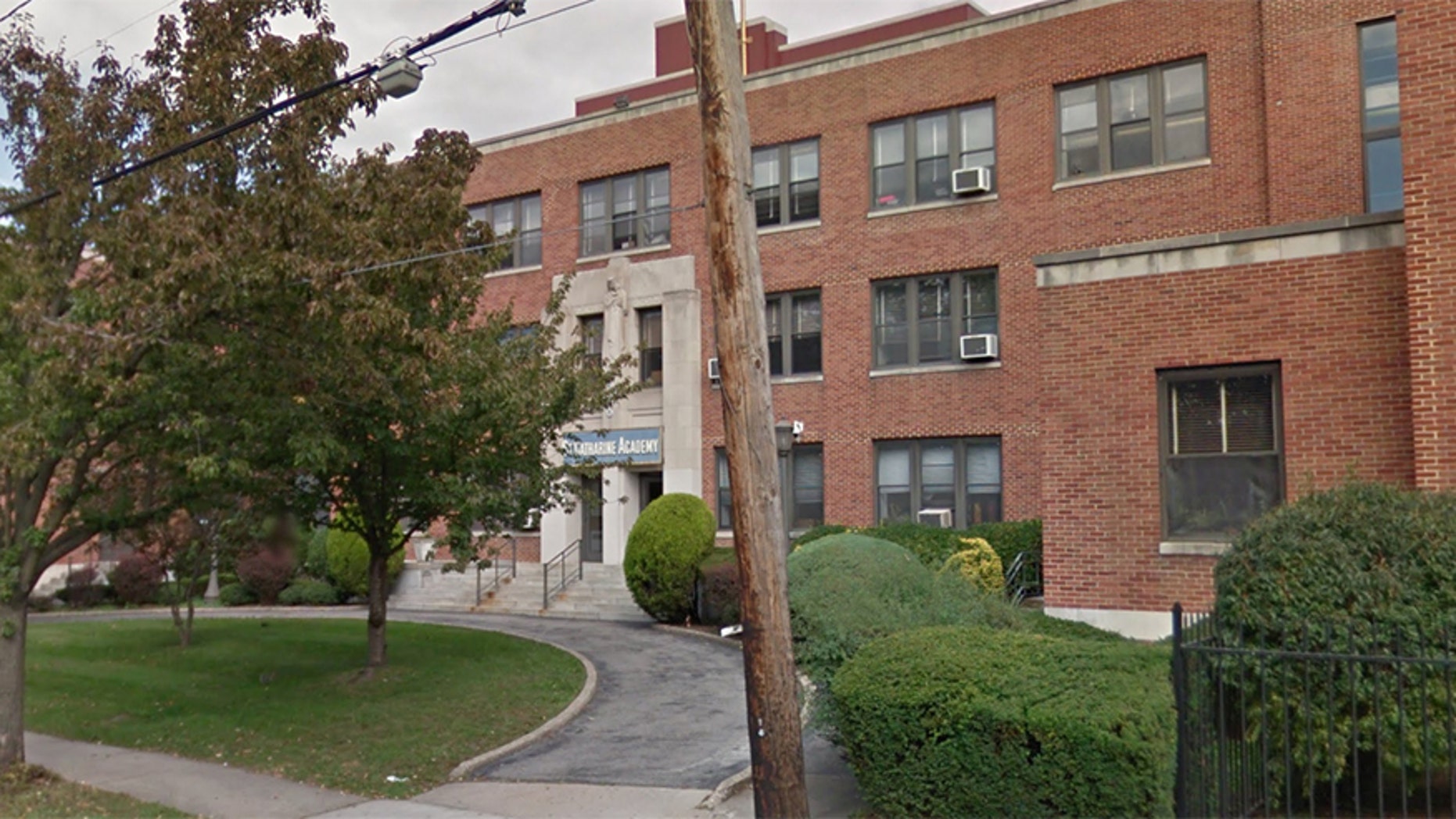 A 'fireball' injured four students conducting a science experiment at St. Catherine Academy in New York City.