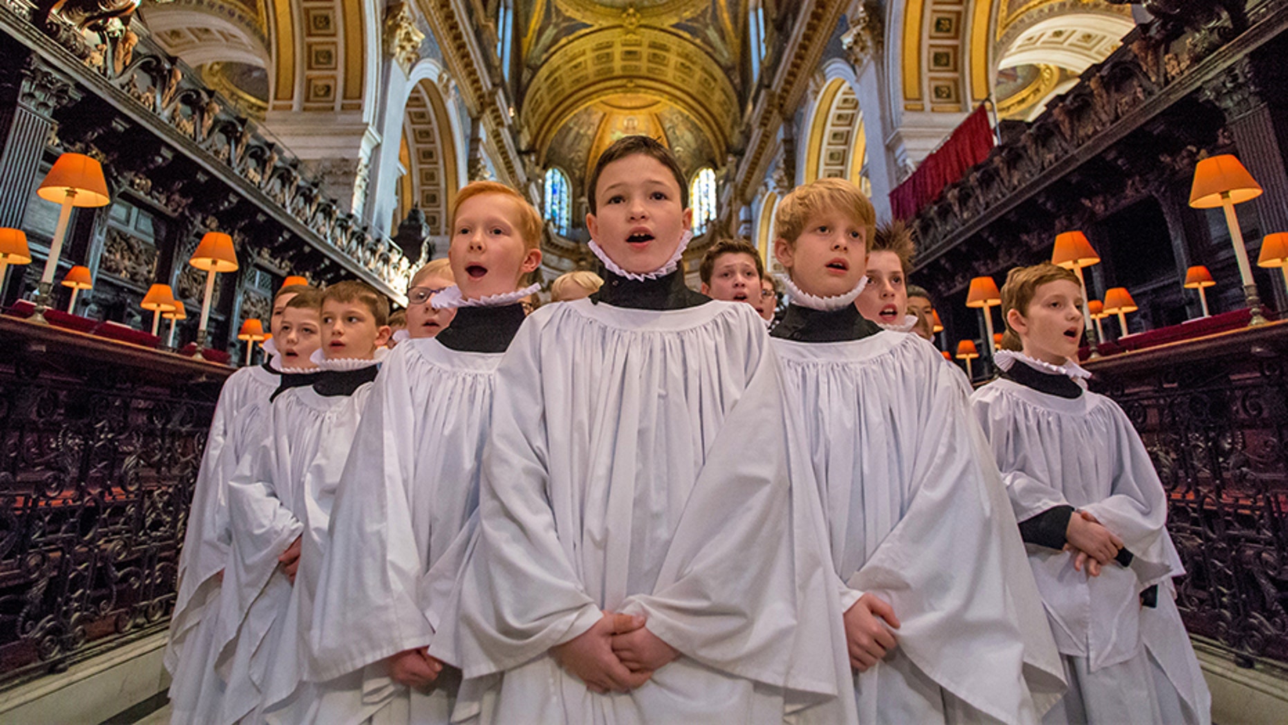 The boy choristers of St. Paul’s Cathedral will be performing Monday at the National World War II Museum in New Orleans to commemorate the 60th anniversary of the American Memorial Chapel in London.