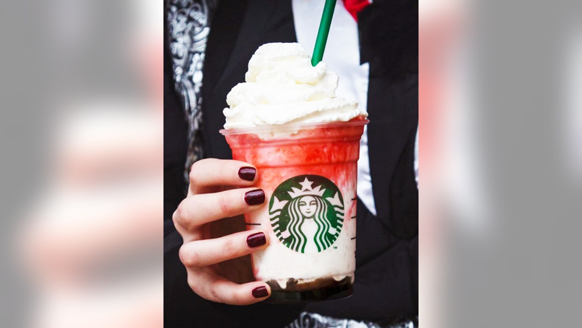 It's a fang-tastic Frappucino.