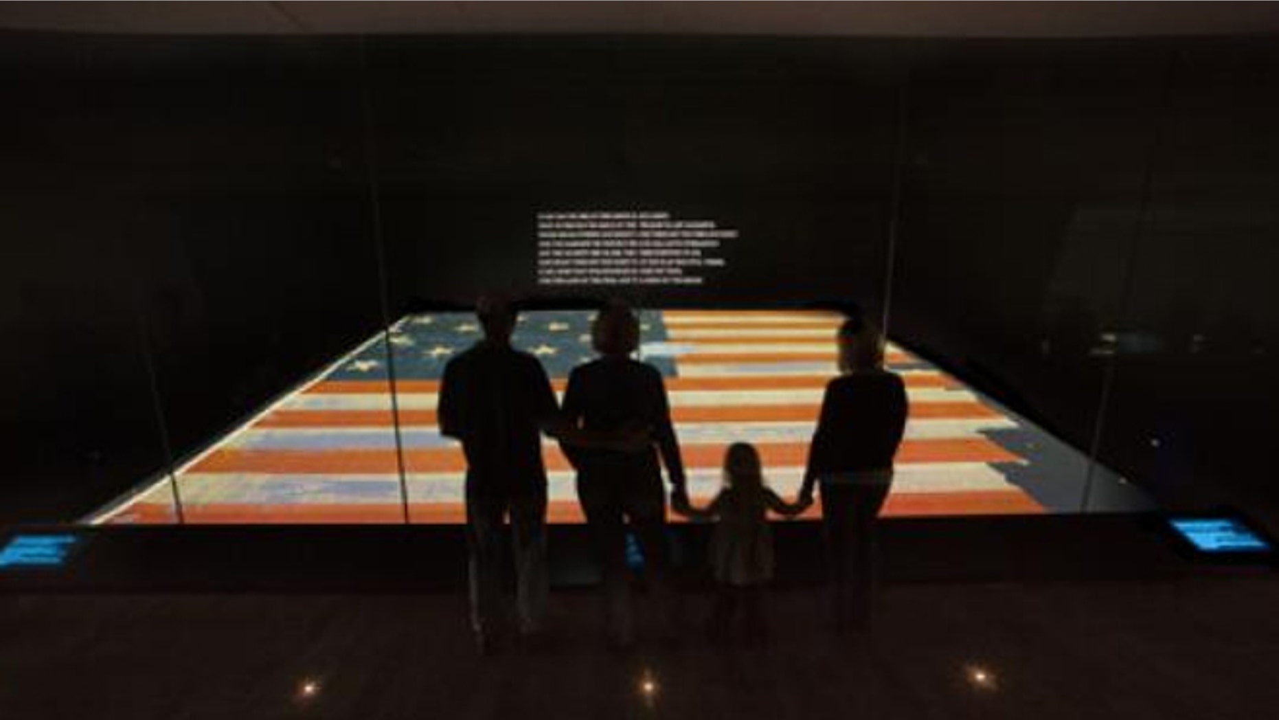 The National Museum of American History has the flag that inspired the national anthem on display.