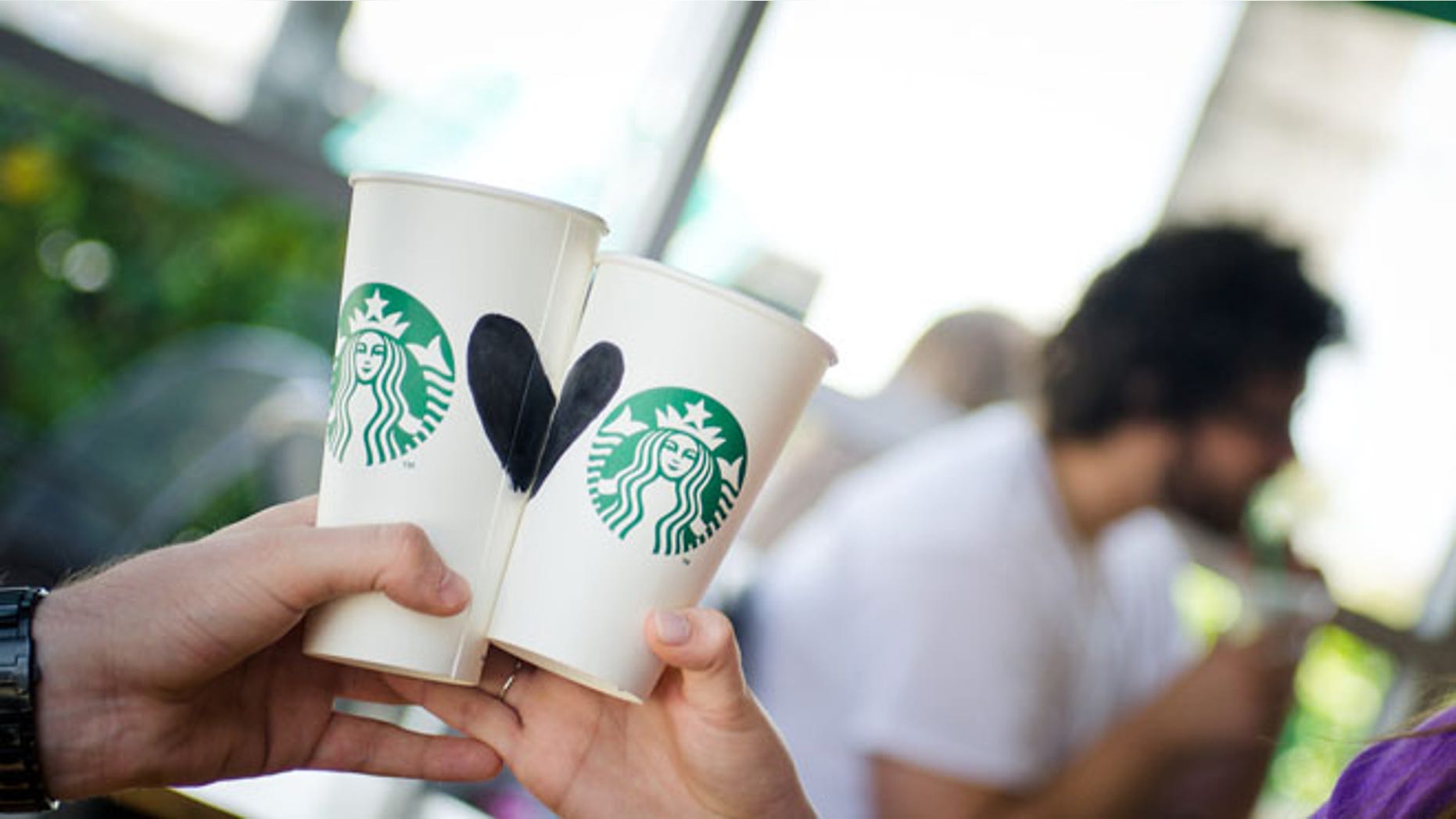 A Wisconsin decided to tie the knot at a Starbucks on New Year's Eve.