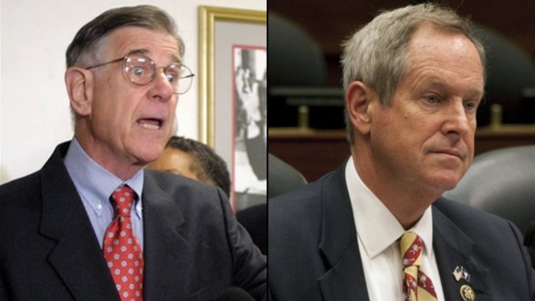 Reps. Pete Stark, (l) and Joe Wilson, (r), are two incumbents considered shoo-ins in Tuesday's primaries. (AP)