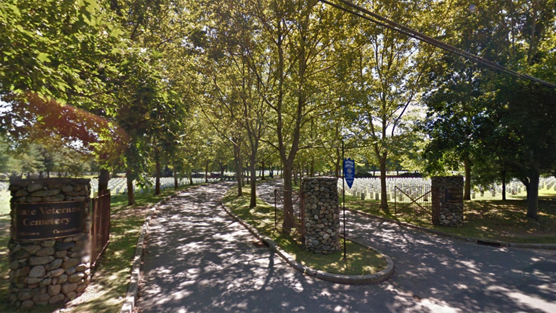 State Veterans Cemetery in Middletown, CT.