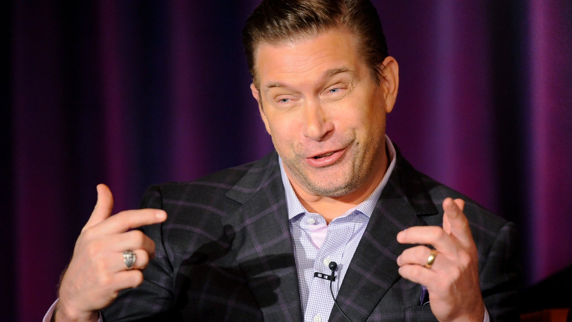 January 6, 2013. Stephen Baldwin takes part in a panel discussion of NBC's series "All-Star Celebrity Apprentice" during the 2013 Winter Press Tour for the Television Critics Association in Pasadena, California.