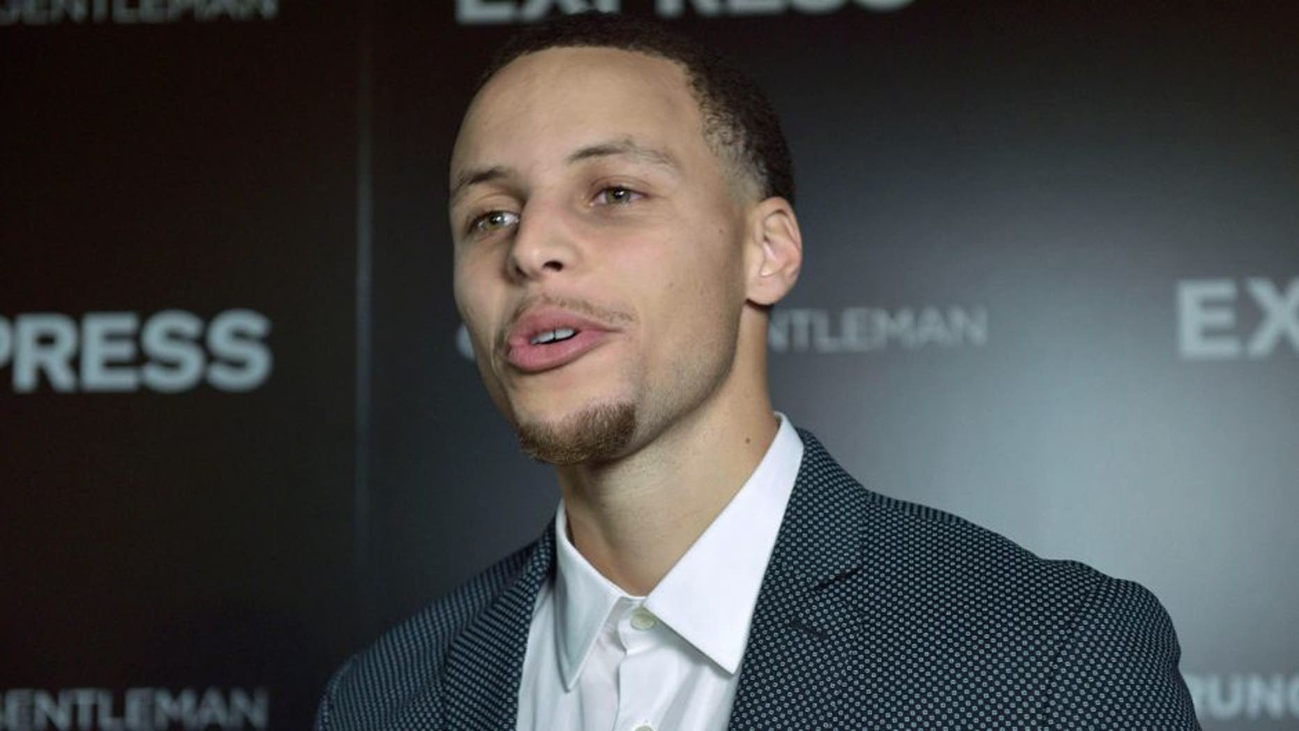 NEW YORK, NY - FEBRUARY 13: Stephen Curry attends the EXPRESS Launch Party For Menswear Brand Ambassador Stephen Curry on February 13, 2015 in New York City. (Photo by Eugene Gologursky/Getty Images for Express)