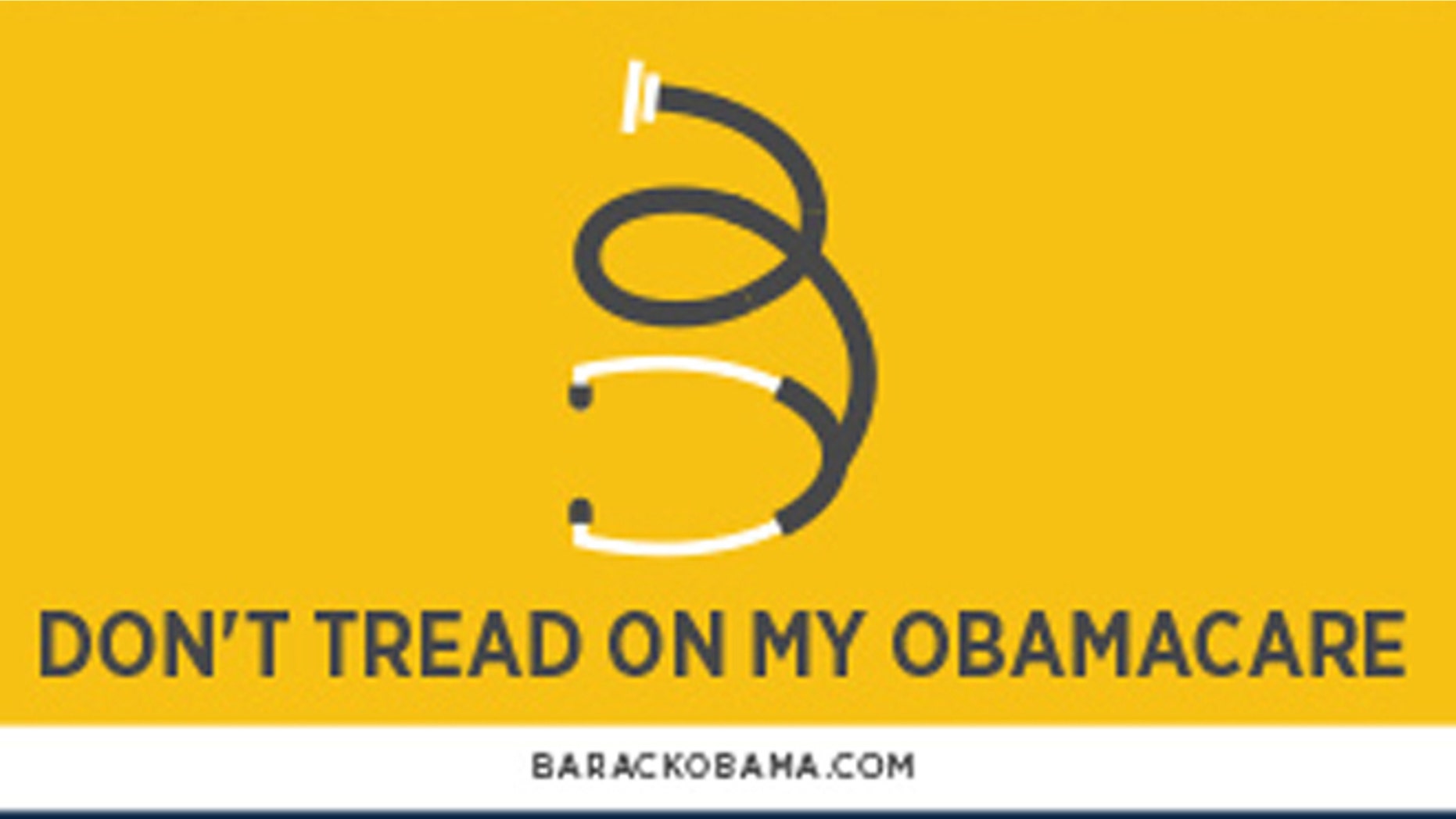 Above is the bumper sticker being produced by Organizing for Action.