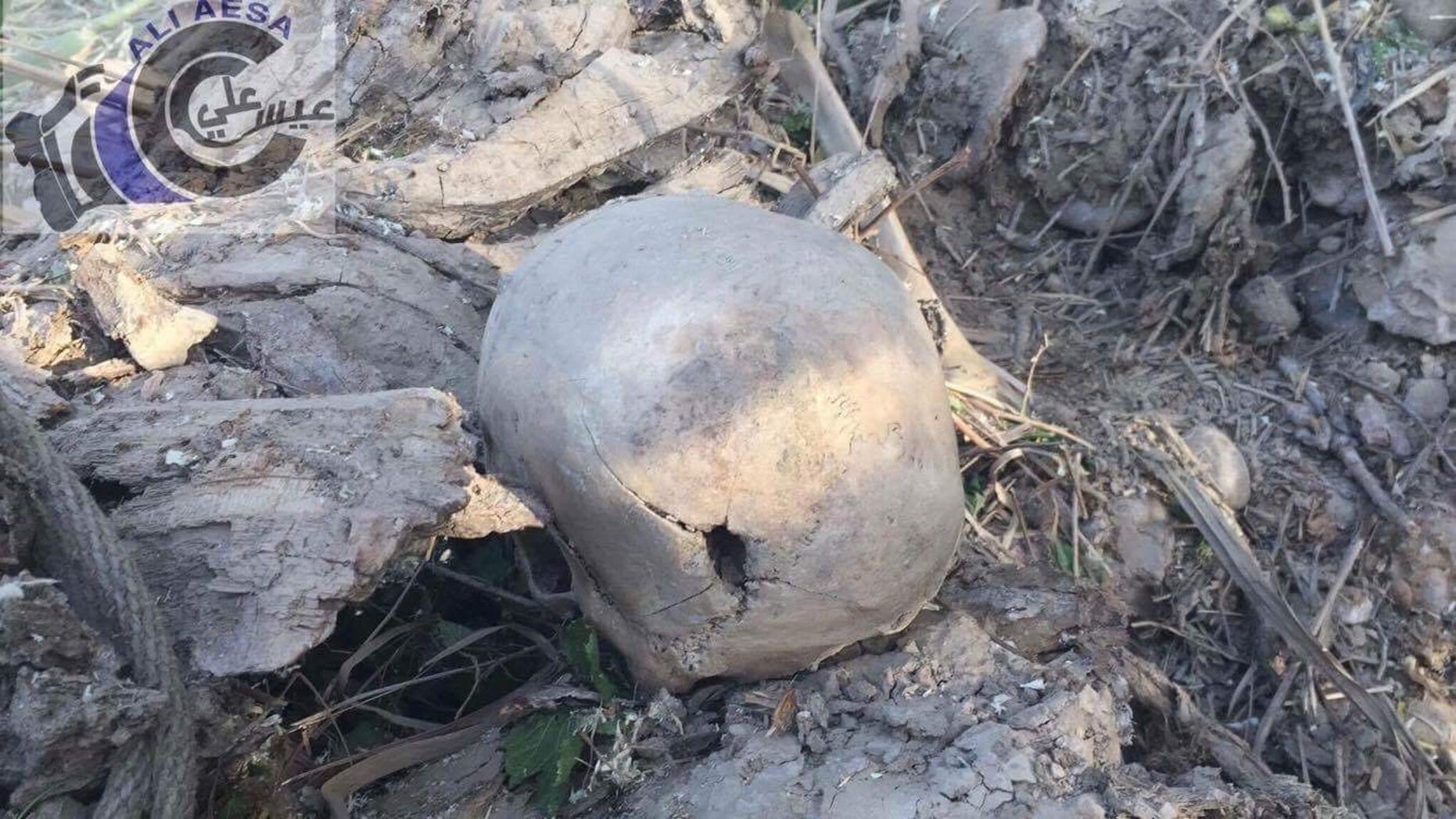 Mass graves from the "Speicher Massacre" in Tikrit, Iraq