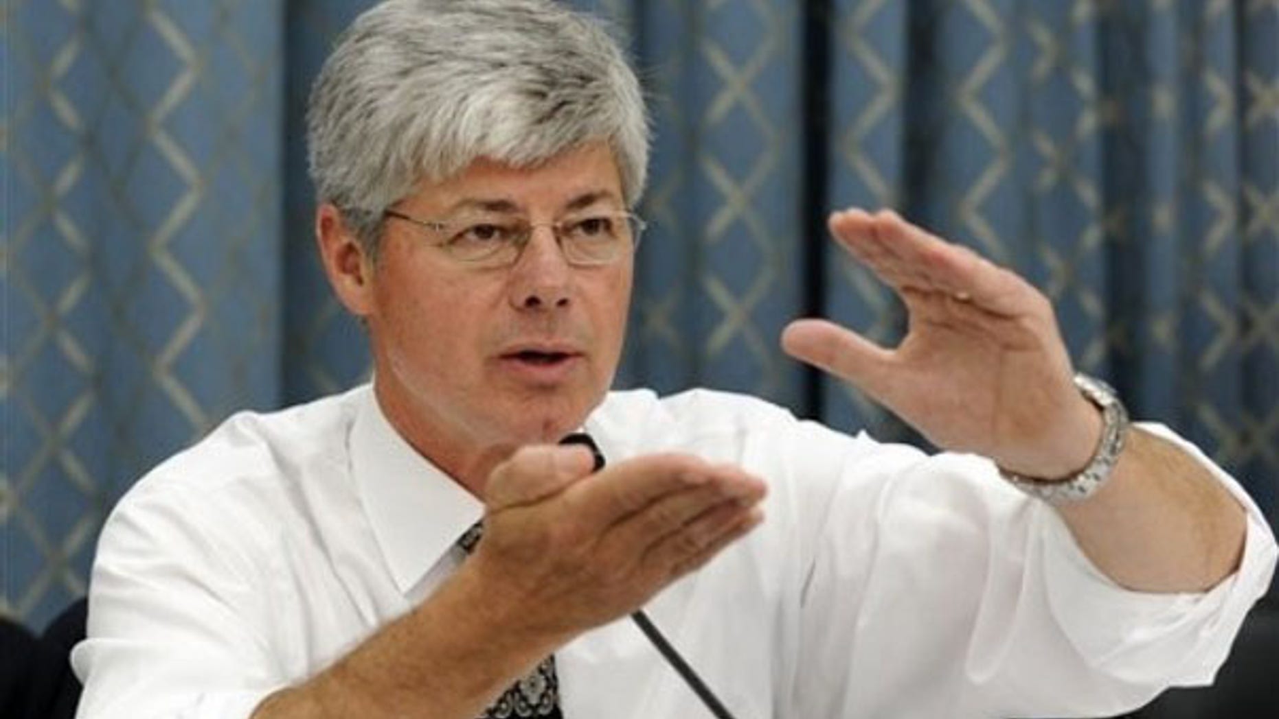Rep. Bart Stupak asks questions during a hearing on auto dealership closures June 12 on Capitol Hill. (AP Photo)