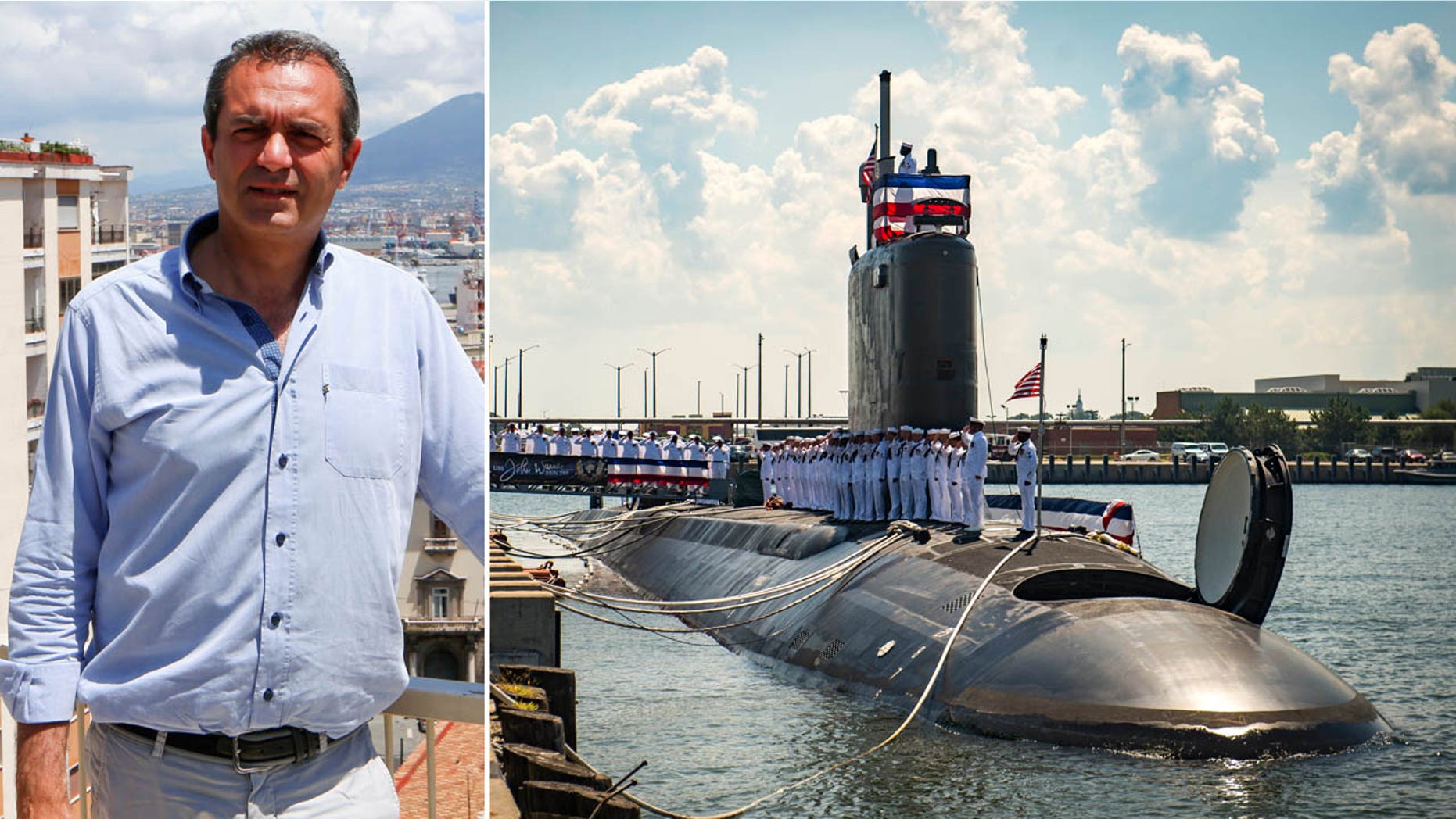 Naples' mayor Luigi de Magistris said the U.S.S. John Warner, a nuclear submarine, is not welcome in the city.