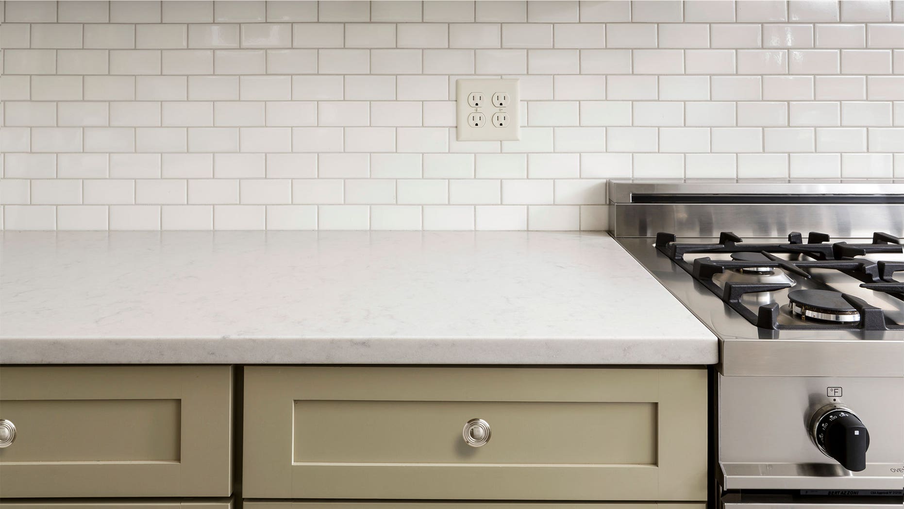 subway tile in kitchen